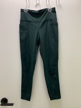 Lole dark green High-Waist Pocket Leggings size S